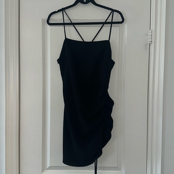 Mini Ruched Side Zara Dress - Picture 1 of 3